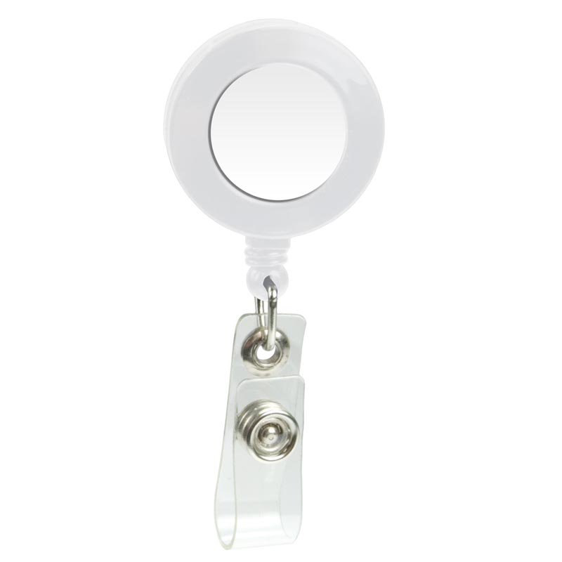 Round Domed Badge Holder with Slide on Clip - CPS/Keystone