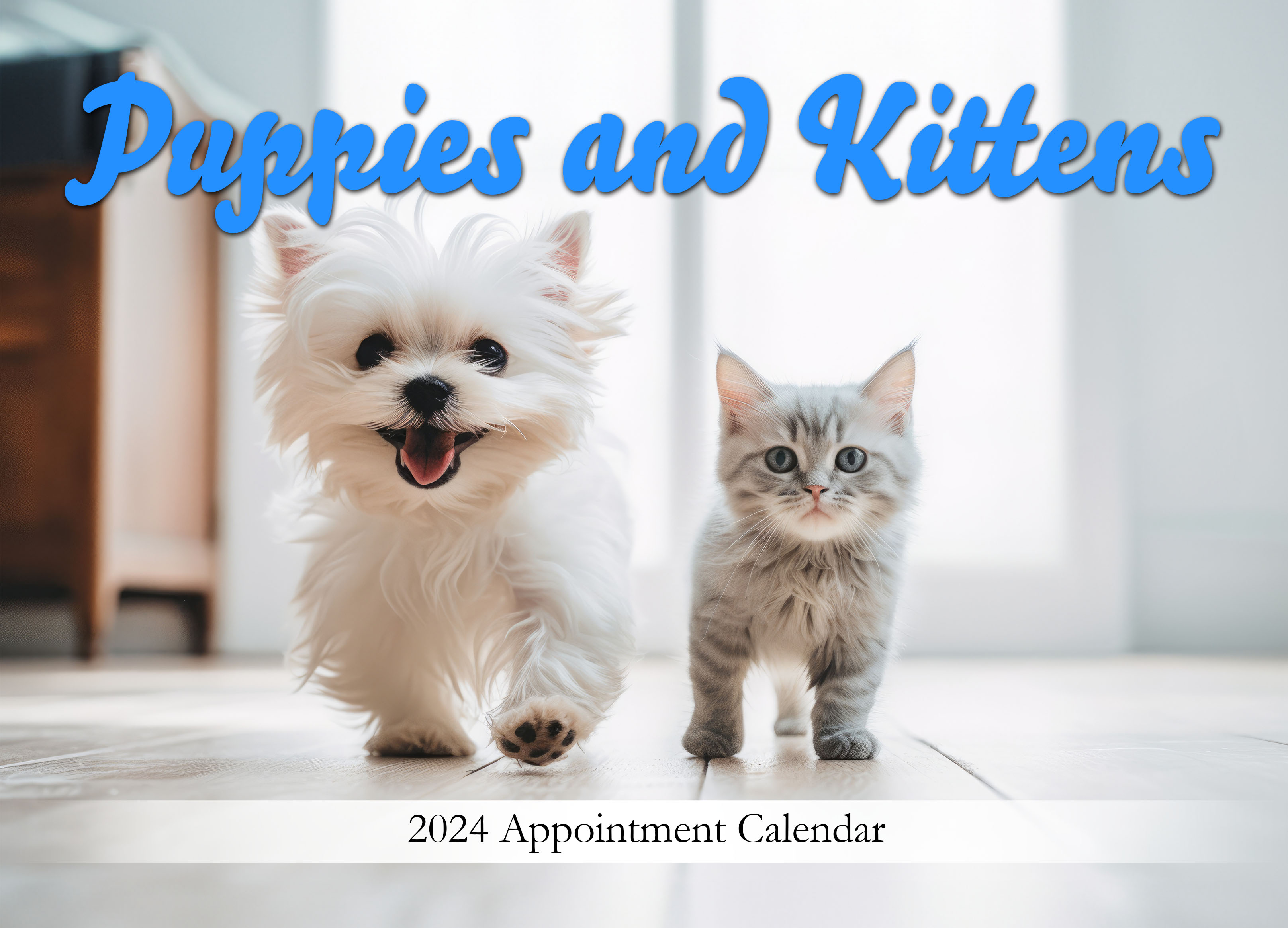 Puppies and Kittens Spiral Bound Wall Calendar CPS/Keystone