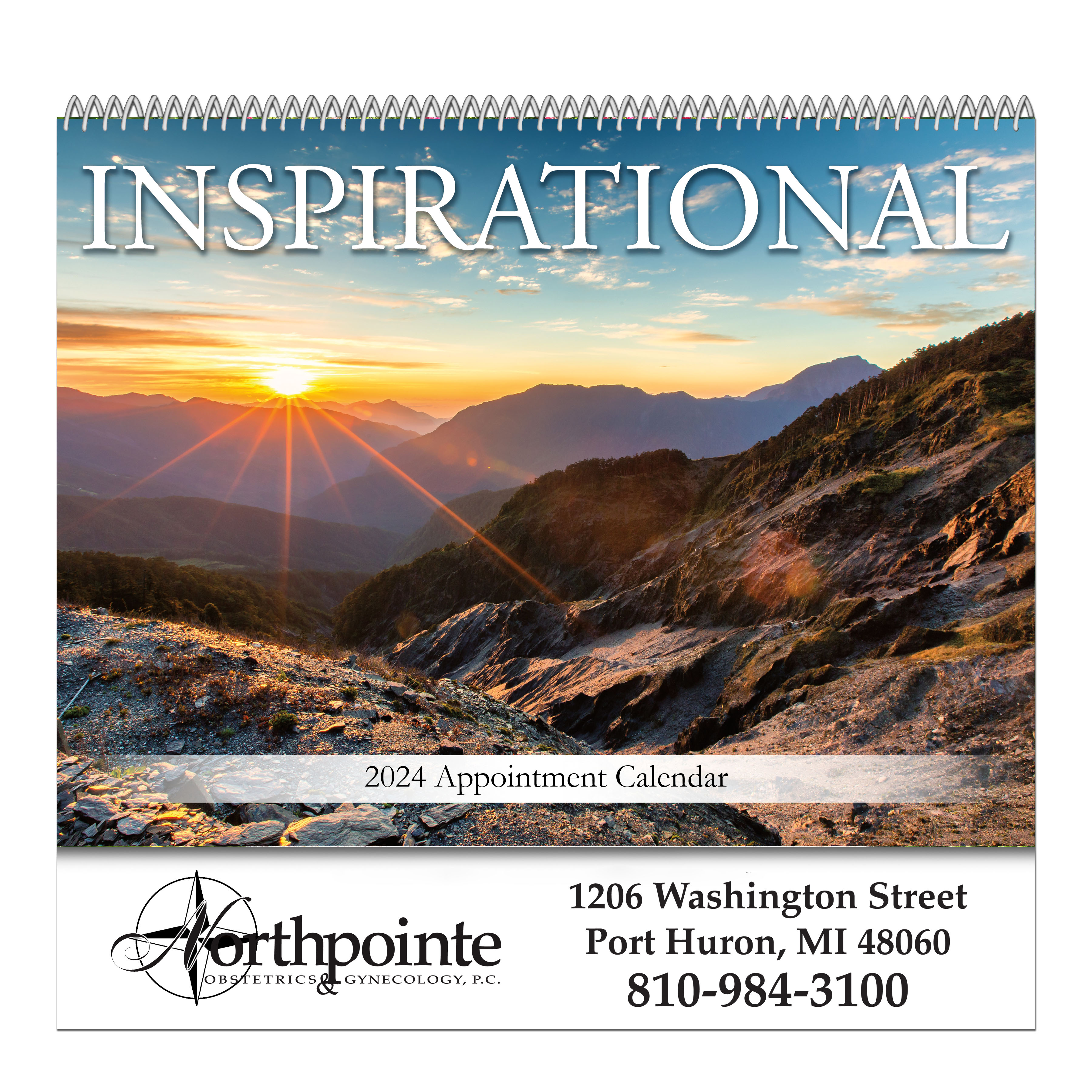 Inspirational Spiral Bound Wall Calendar - CPS/Keystone